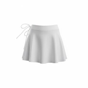 Halara White Skort with Ties